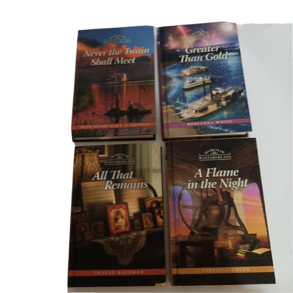 Secrets of Wayfarers Inn Guideposts Mystery Series 4 Hardcover Book Lot